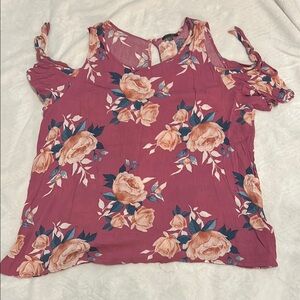 Papermoon Pink Sleeveless Blouse with Cut-Out Details